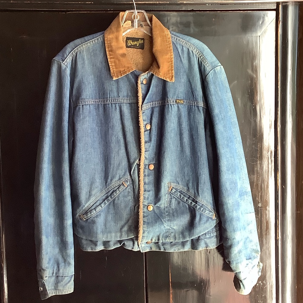 VTG 1970s Wrangler Fleece Lined Denim Jacket